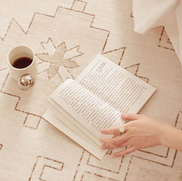 Geometric Modern Carpets for Office, Abstract Modern Rugs for Living Room, Contemporary Modern Rugs Next to Bed, Modern Rugs under Dining Room Table-HomePaintingDecor