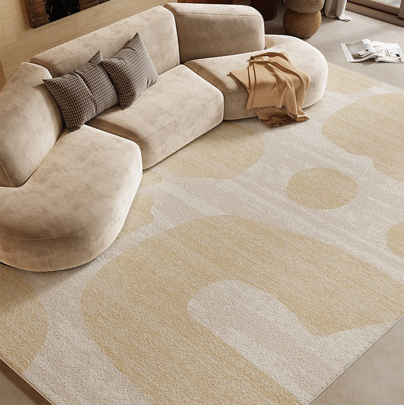 Modern Rugs under Sofa, Dining Room Floor Rugs, Abstract Contemporary Rugs for Bedroom, Modern Rug Ideas for Living Room-HomePaintingDecor