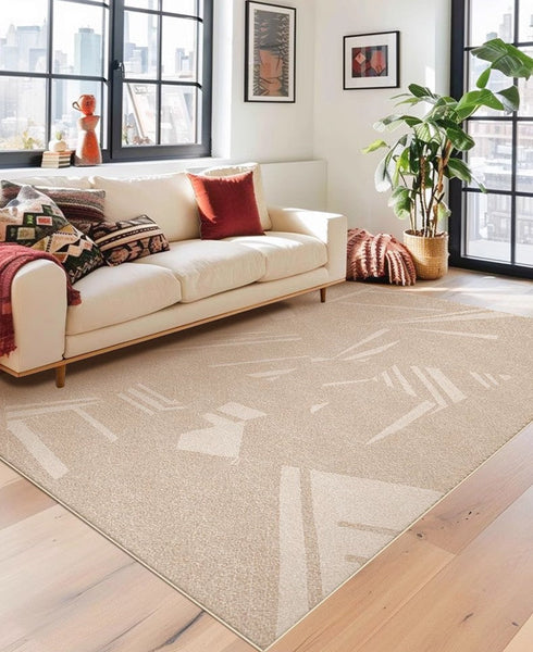 Large Modern Rugs for Living Room, Contemporary Modern Rugs for Bedroom, Extra Large Geometric Modern Rugs for Dining Room-HomePaintingDecor