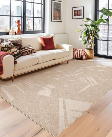 Large Modern Rugs for Living Room, Contemporary Modern Rugs for Bedroom, Extra Large Geometric Modern Rugs for Dining Room-HomePaintingDecor
