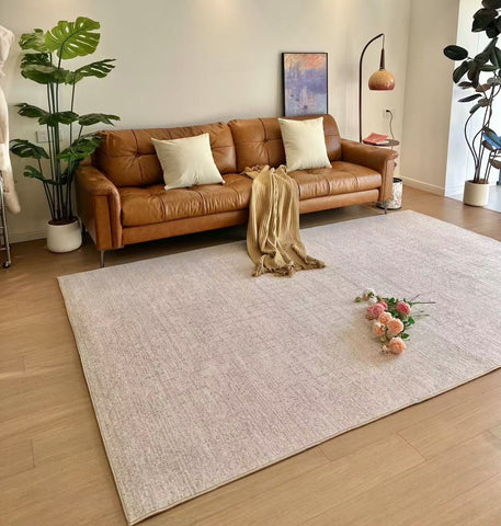 Modern Rugs under Dining Room Table, Abstract Area Rugs for Living Room, Geometric Contemporary Modern Rugs Next to Bed-HomePaintingDecor