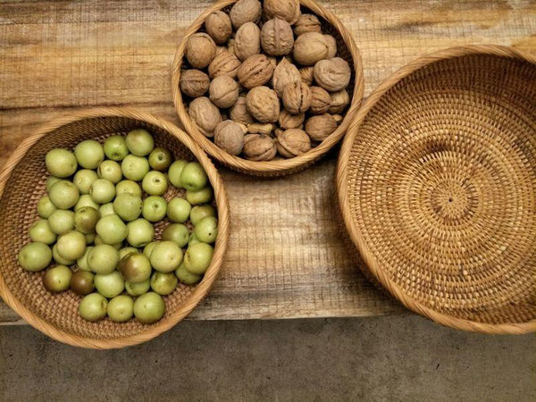 Round Stoarge Basket, Storage Basket for Food, Small Storage Baskets, Woven Storage Baskets, Rattan Storage Baskets, Kitchen Storage Baskets-HomePaintingDecor