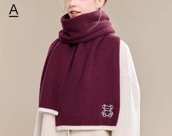 Warm Winter Scarf, Cold Weather Scarf, Fashion Scarf, Christmas Gifts for Her, Holiday Scarf, Winter Wool Scarf, Soft Cashmere Scarf for Women, Elegant Wool Scarves