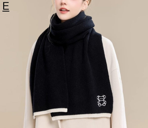 Warm Winter Scarf, Cold Weather Scarf, Fashion Scarf, Christmas Gifts for Her, Holiday Scarf, Winter Wool Scarf, Soft Cashmere Scarf for Women, Elegant Wool Scarves