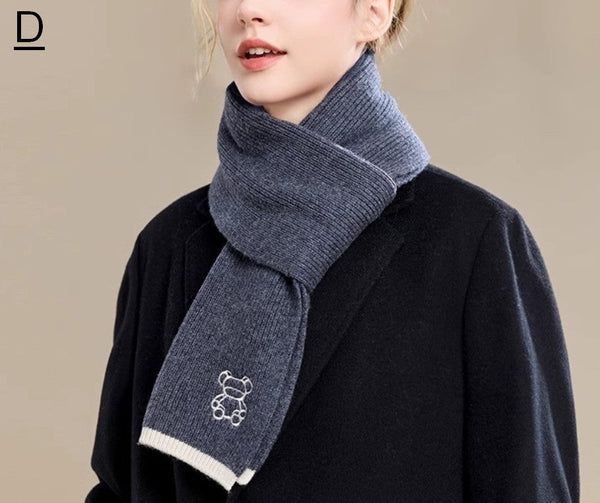 Warm Winter Scarf, Cold Weather Scarf, Fashion Scarf, Christmas Gifts for Her, Holiday Scarf, Winter Wool Scarf, Soft Cashmere Scarf for Women, Elegant Wool Scarves-HomePaintingDecor
