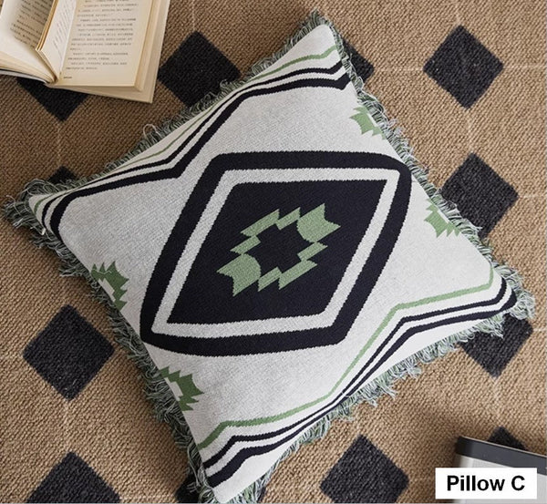 Simple Decorative Pillow Covers, Modern Decorative Pillow for Interior Design, Contemporary Modern Sofa Pillows for Bedroom, Square Modern Pillows for Couch-HomePaintingDecor