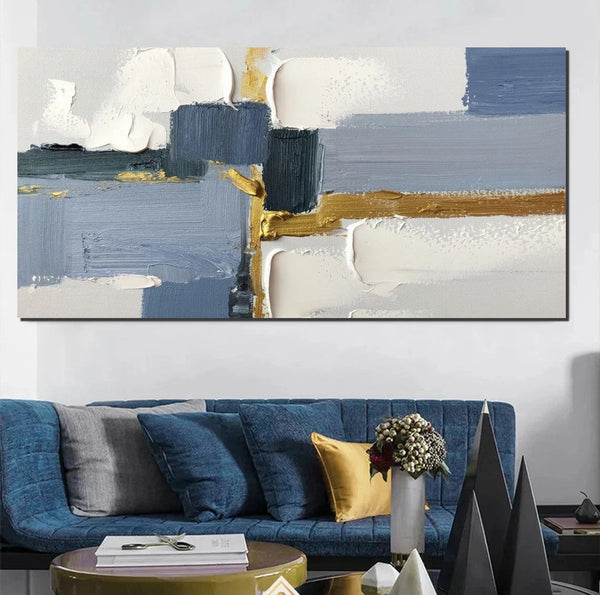 Abstract Acrylic Paintings on Canvas, Hand Painted Wall Art Paintings, Contemporary Canvas Artwork, Abstract Wall Art Paintings, Modern Art Paintings for Dining Room-HomePaintingDecor