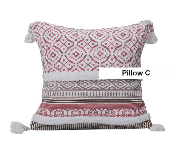 Modern Decorative Pillow for Interior Design, Contemporary Decorative Pillow Covers, Geometric Modern Sofa Pillows for Bedroom, Square Pillows for Couch-HomePaintingDecor
