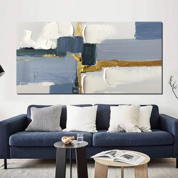 Abstract Acrylic Paintings on Canvas, Hand Painted Wall Art Paintings, Contemporary Canvas Artwork, Abstract Wall Art Paintings, Modern Art Paintings for Dining Room-HomePaintingDecor