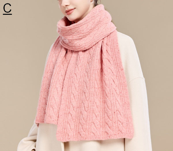 Christmas Gifts for Her, Holiday Scarf, Winter Wool Scarf, Warm Winter Scarf, Cold Weather Scarf, Fashion Scarf, Soft Cashmere Scarf for Women, Elegant Wool Scarves-HomePaintingDecor