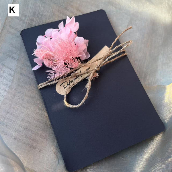Original Handmade Dried Flower Greeting Cards, Beautiful Valentine's Day Greeting Card, Creative Birthday Greeting Card, Wedding Greeting Card, Unique Anniversary Greeting Card-HomePaintingDecor