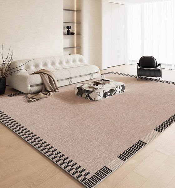 Modern Rug Ideas for Living Room, Simple Abstract Rugs for Living Room, Bedroom Floor Rugs, Contemporary Area Rugs for Dining Room-HomePaintingDecor