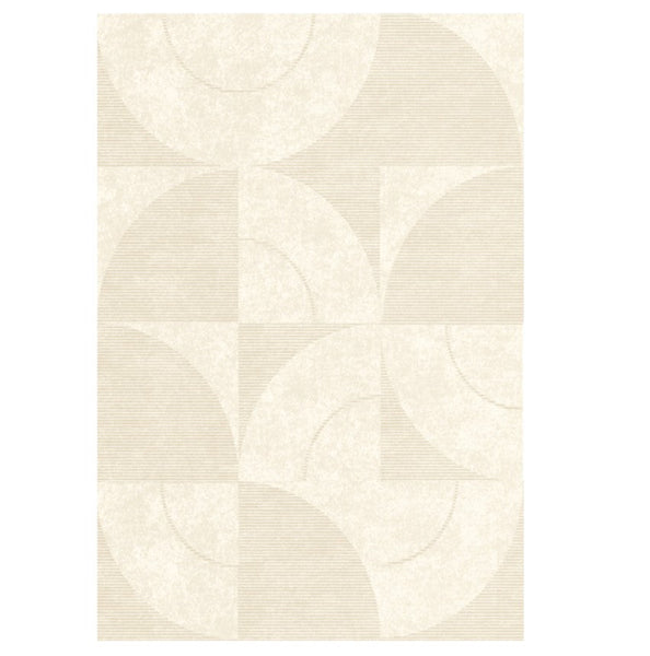Modern Rugs under Sofa, Abstract Contemporary Rugs for Bedroom, Dining Room Floor Rugs, Modern Rugs for Office, Large Cream Color Rugs in Living Room-HomePaintingDecor