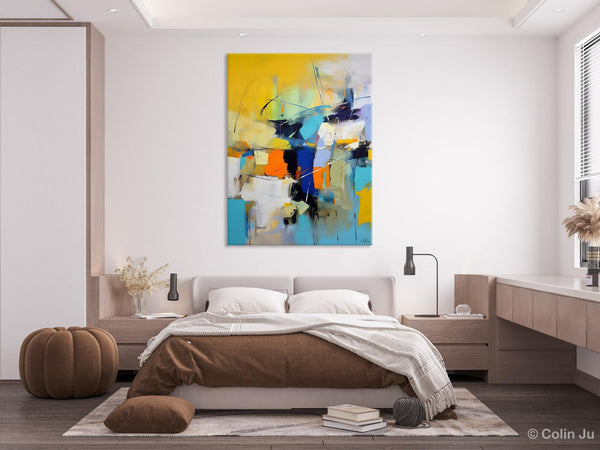 Contemporary Abstract Art, Bedroom Canvas Art Ideas, Large Painting for Sale, Buy Large Paintings Online, Original Modern Abstract Art-HomePaintingDecor