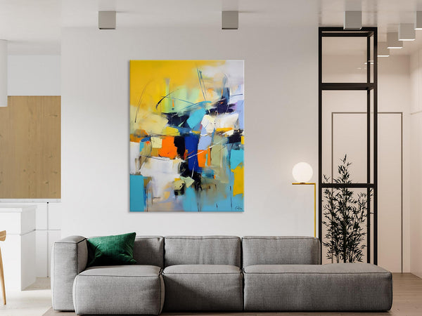 Contemporary Abstract Art, Bedroom Canvas Art Ideas, Large Painting for Sale, Buy Large Paintings Online, Original Modern Abstract Art-HomePaintingDecor