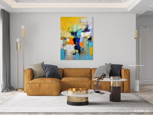 Contemporary Abstract Art, Bedroom Canvas Art Ideas, Large Painting for Sale, Buy Large Paintings Online, Original Modern Abstract Art-HomePaintingDecor