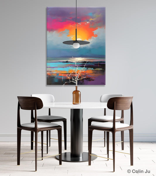 Original Hand Painted Oil Paintings, Canvas Paintings Behind Sofa, Contemporary Canvas Wall Art, Abstract Paintings for Bedroom, Buy Paintings Online-HomePaintingDecor