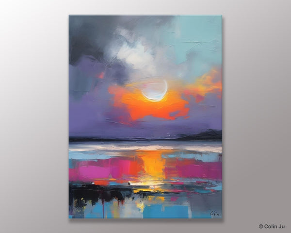 Contemporary Canvas Wall Art, Abstract Paintings for Bedroom, Original Hand Painted Oil Paintings, Canvas Paintings Behind Sofa, Buy Paintings Online-HomePaintingDecor