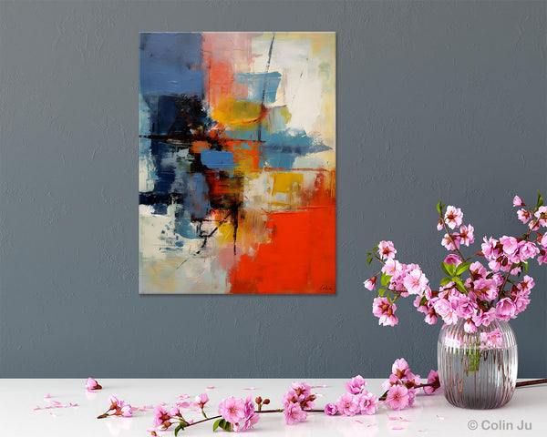 Simple Painting Ideas for Living Room, Acrylic Painting on Canvas, Original Hand Painted Art, Buy Paintings Online, Oversized Canvas Paintings-HomePaintingDecor