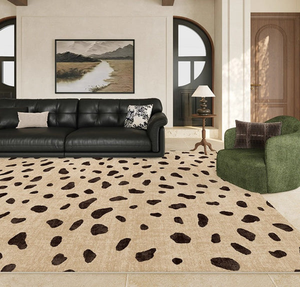 Modern Rugs under Dining Room Table, Contemporary Abstract Rugs Next to Bed, Geometric Modern Carpets for Office, Large Modern Rugs for Living Room-HomePaintingDecor