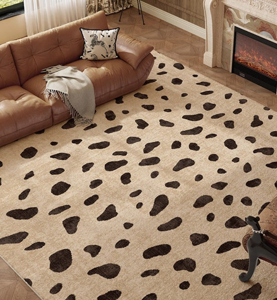 Modern Rugs under Dining Room Table, Contemporary Abstract Rugs Next to Bed, Geometric Modern Carpets for Office, Large Modern Rugs for Living Room-HomePaintingDecor