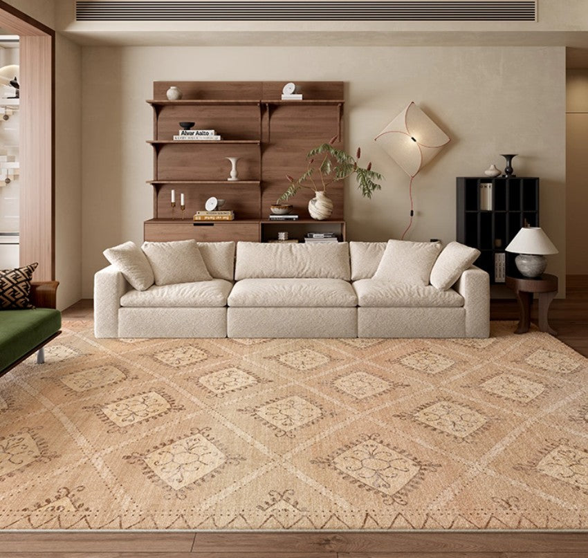 Modern Rugs under Dining Room Table, Geometric Modern Carpets for Office, Abstract Modern Rugs for Living Room, Contemporary Modern Rugs Next to Bed-HomePaintingDecor