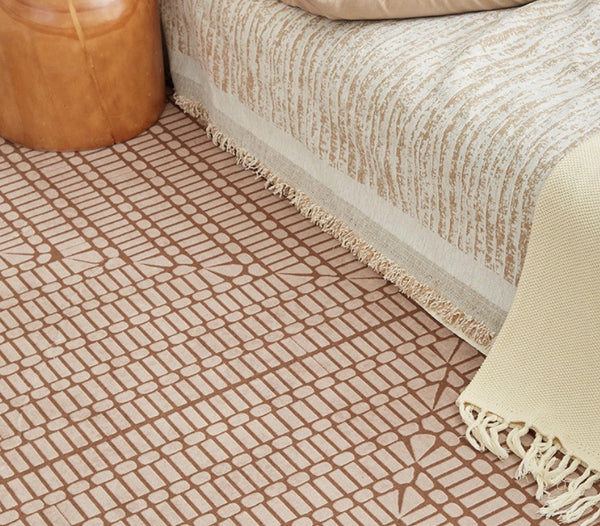 Mid Century Geometric Carpets, Modern Rugs under Dining Room Table, Contemporary Modern Rugs Next to Bed, Abstract Modern Rugs for Living Room-HomePaintingDecor