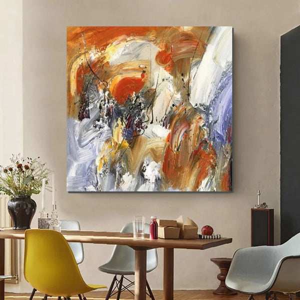 Large Paintings for Living Room, Bedroom Wall Painting, Hand Painted Acrylic Painting, Modern Contemporary Art, Modern Paintings for Dining Room-HomePaintingDecor
