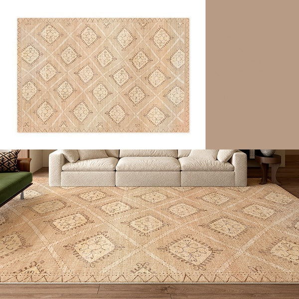 Modern Rugs under Dining Room Table, Geometric Modern Carpets for Office, Abstract Modern Rugs for Living Room, Contemporary Modern Rugs Next to Bed-HomePaintingDecor