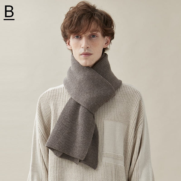 Business Wool Scarf for Gentleman, Thick Wool Scarf, Men's Winter Scarf, Formal Men Scarf Styles, Modern Fashion Scarf, Casual Scarf Men, Men's Wool Scarf Winter-HomePaintingDecor