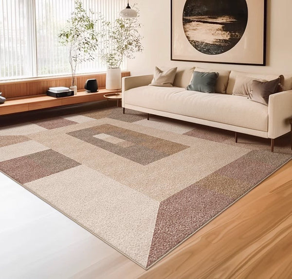 Bedroom Modern Rugs, Living Room Modern Rugs, Dining Room Geometric Modern Rugs, Extra Large Contemporary Modern Rugs for Office-HomePaintingDecor