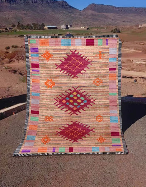 Vintage Persian Rugs, Bedroom Morocco Rugs, Vintage Rugs for Dining Room, Extra Large Traditional Colorful Moroccan Rug, Oversized Area Rugs for Living Room-HomePaintingDecor