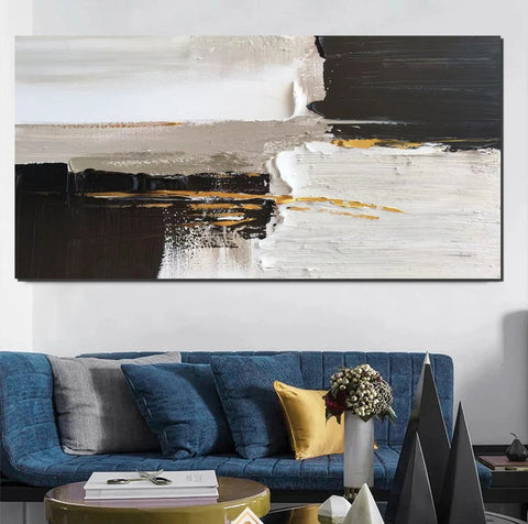 Modern Art Paintings for Dining Room, Contemporary Canvas Artwork, Abstract Wall Art Paintings, Large Acrylic Paintings on Canvas, Hand Painted Wall Art Paintings-HomePaintingDecor