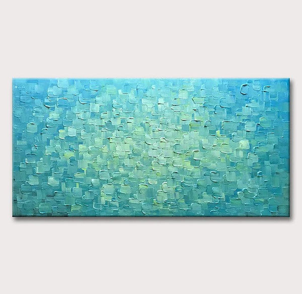 Modern Paintings for Living Room, Large Acrylic Paintings for Bedroom, Simple Wall Art Paintings, Impasto Artwork, Blue Abstract Paintings-HomePaintingDecor