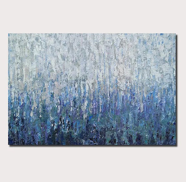 Simple Painting Ideas for Bedroom, Palette Knife Paintings, Hand Painted Canvas Art, Modern Paintings for Living Room-HomePaintingDecor
