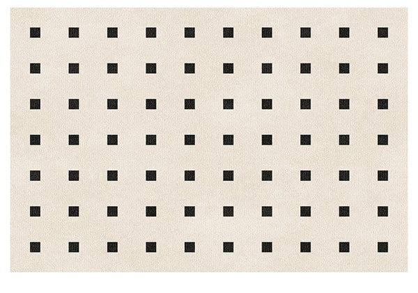 Geometric Contemporary Modern Rugs Next to Bed, Abstract Area Rugs for Living Room, Modern Soft Rugs under Dining Room Table, Modern Carpets for Office-HomePaintingDecor