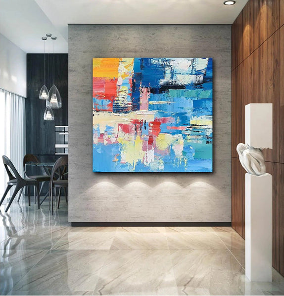 Simple Abstract Art, Simple Modern Wall Art, Abstract Paintings for Living Room, Hand Painted Canvas Painting, Modern Paintings for Bedroom-HomePaintingDecor