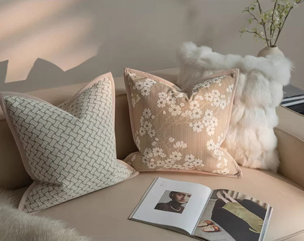 Modern Decorative Pillow Cover, Decorative Throw Pillows for Living Room, Decorative Pillow Arrangement Ideas for Couch, Modern Sofa Pillows-HomePaintingDecor