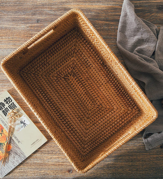 Storage Basket for Shelves, Rectangle Storage Basket for Toys, Storage Baskets for Bathroom, Kitchen Storage Baskets-HomePaintingDecor