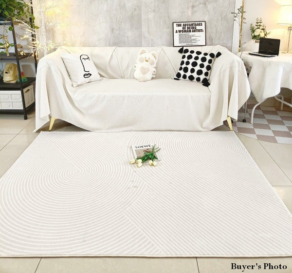 Living Room Modern Rugs, Modern Living Room Rug Placement, Contemporary Area Rugs for Bedroom, Dining Room Floor Rugs, Large Grey Rugs for Office-HomePaintingDecor