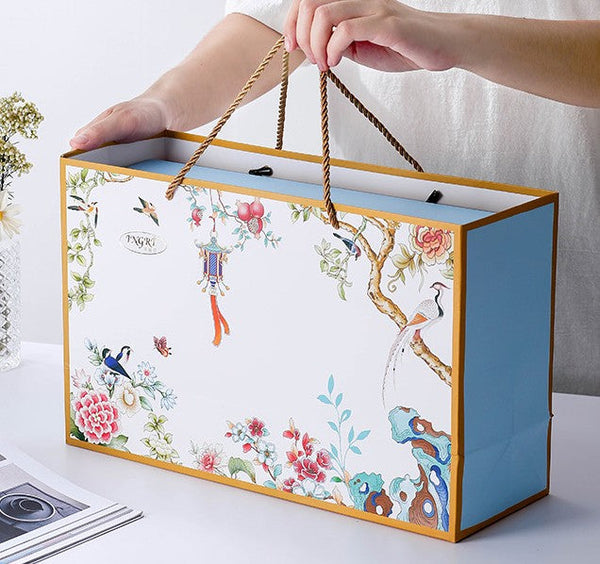 Beautiful Bird Pattern Tea Cups, Creative Bone China Porcelain Tea Cup Set, Elegant Oriental Pheasant Ceramic Cups and Saucers in Gift Box-HomePaintingDecor