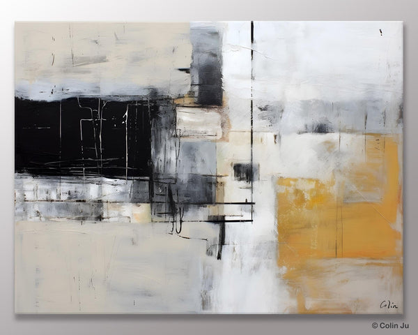 Modern Abstract Art Paintings, Extra Large Canvas Painting for Bedroom, Original Canvas Wall Art, Oversized Contemporary Acrylic Paintings-HomePaintingDecor