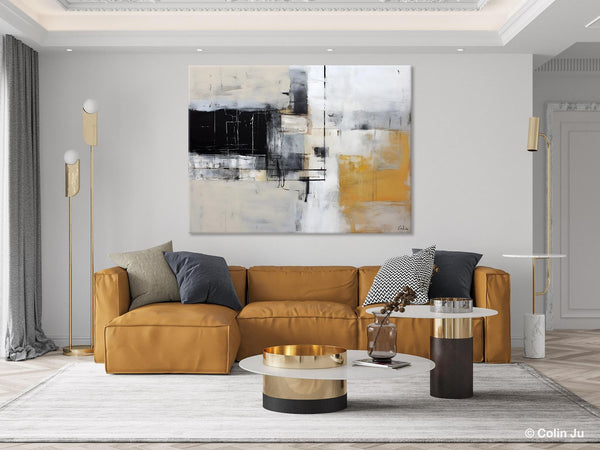 Modern Abstract Art Paintings, Extra Large Canvas Painting for Bedroom, Original Canvas Wall Art, Oversized Contemporary Acrylic Paintings-HomePaintingDecor