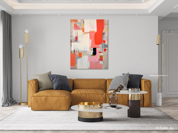 Extra Large Painting on Canvas, Huge Contemporary Acrylic Paintings, Extra Large Canvas Painting for Bedroom, Original Abstract Wall Art-HomePaintingDecor