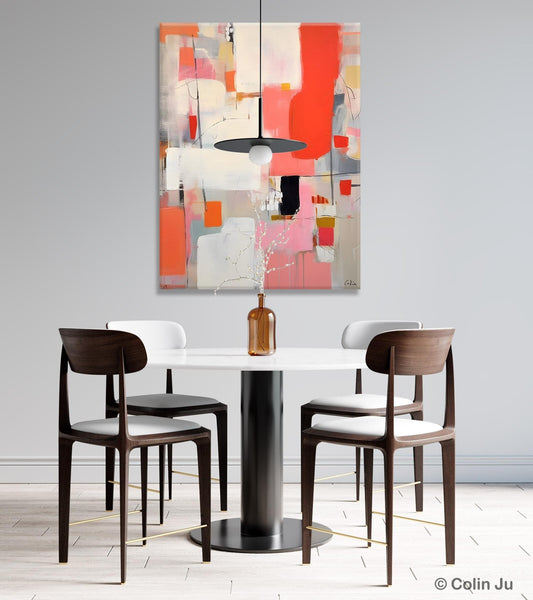 Extra Large Painting on Canvas, Huge Contemporary Acrylic Paintings, Extra Large Canvas Painting for Bedroom, Original Abstract Wall Art-HomePaintingDecor