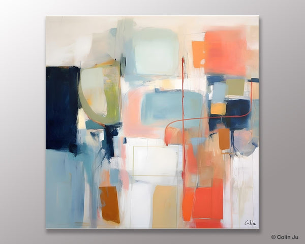 Large Abstract Painting for Bedroom, Original Modern Paintings, Contemporary Canvas Art, Modern Acrylic Artwork, Buy Art Paintings Online-HomePaintingDecor