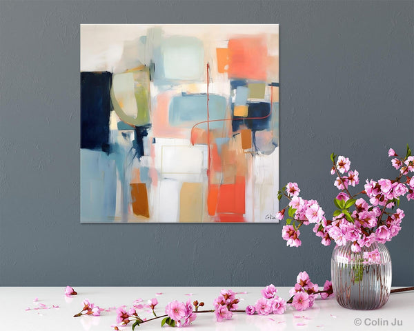 Large Abstract Painting for Bedroom, Original Modern Paintings, Contemporary Canvas Art, Modern Acrylic Artwork, Buy Art Paintings Online-HomePaintingDecor