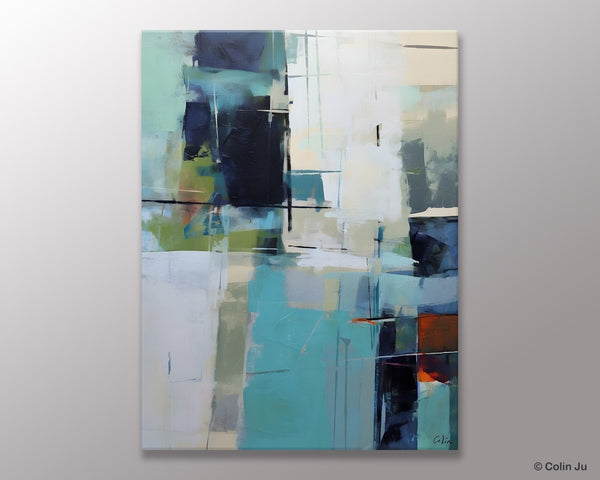 Large Contemporary Wall Art, Acrylic Painting on Canvas, Modern Paintings, Extra Large Paintings for Dining Room, Original Abstract Painting-HomePaintingDecor
