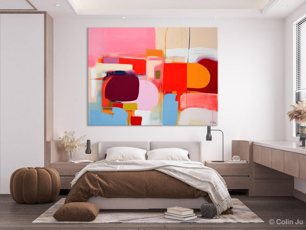 Extra Large Canvas Paintings, Original Abstract Art, Modern Wall Art Ideas for Dining Room, Impasto Painting, Contemporary Acrylic Paintings-HomePaintingDecor