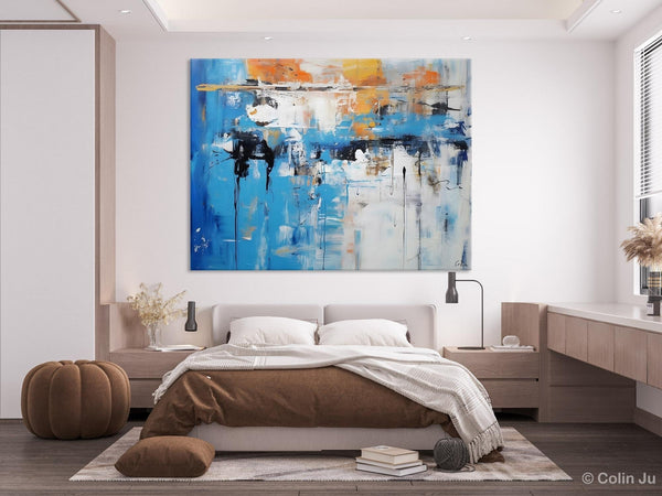Oversized Canvas Paintings, Original Abstract Art, Modern Wall Art Ideas for Living Room, Palette Knife Painting, Contemporary Acrylic Art-HomePaintingDecor